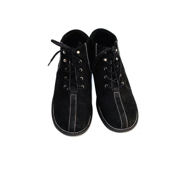 NWB White Mountain Black Nubuck Suede "Chugga" Ankle Boots Size 8.5M - Picture 2 of 5